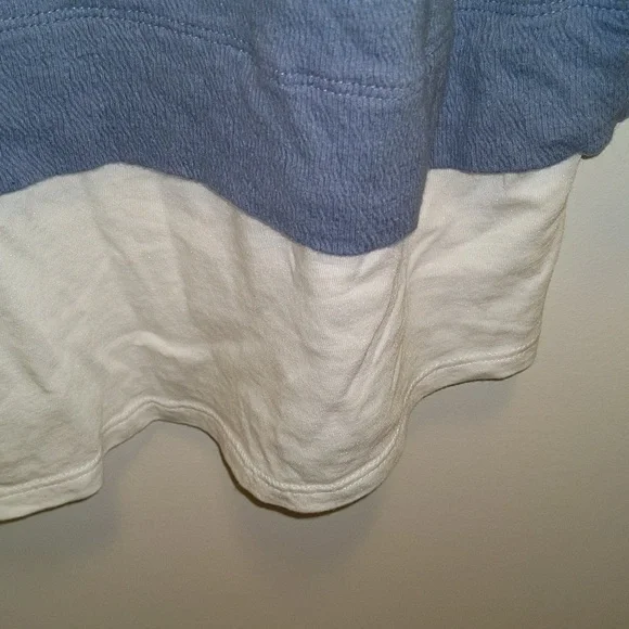 Pure Jill Women's Size L Petite Cotton Linen Blend Lagen Layered Look Top - Picture 3 of 10